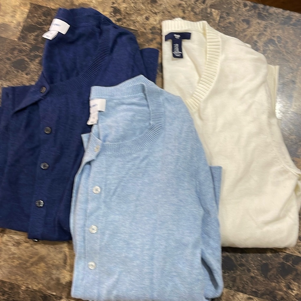 Lot of 3 lightweight cardigans